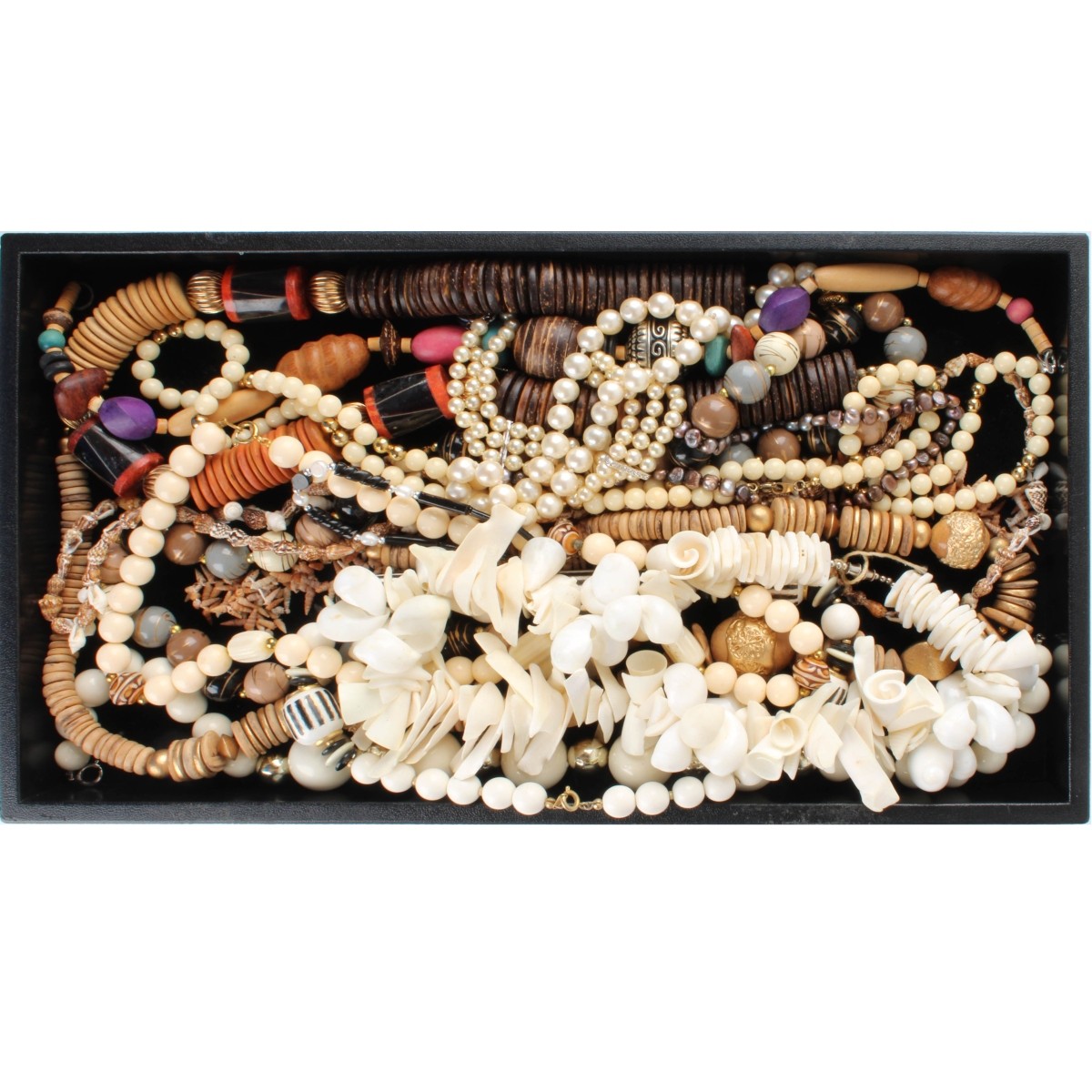 Tray Lot of Fashion Necklaces