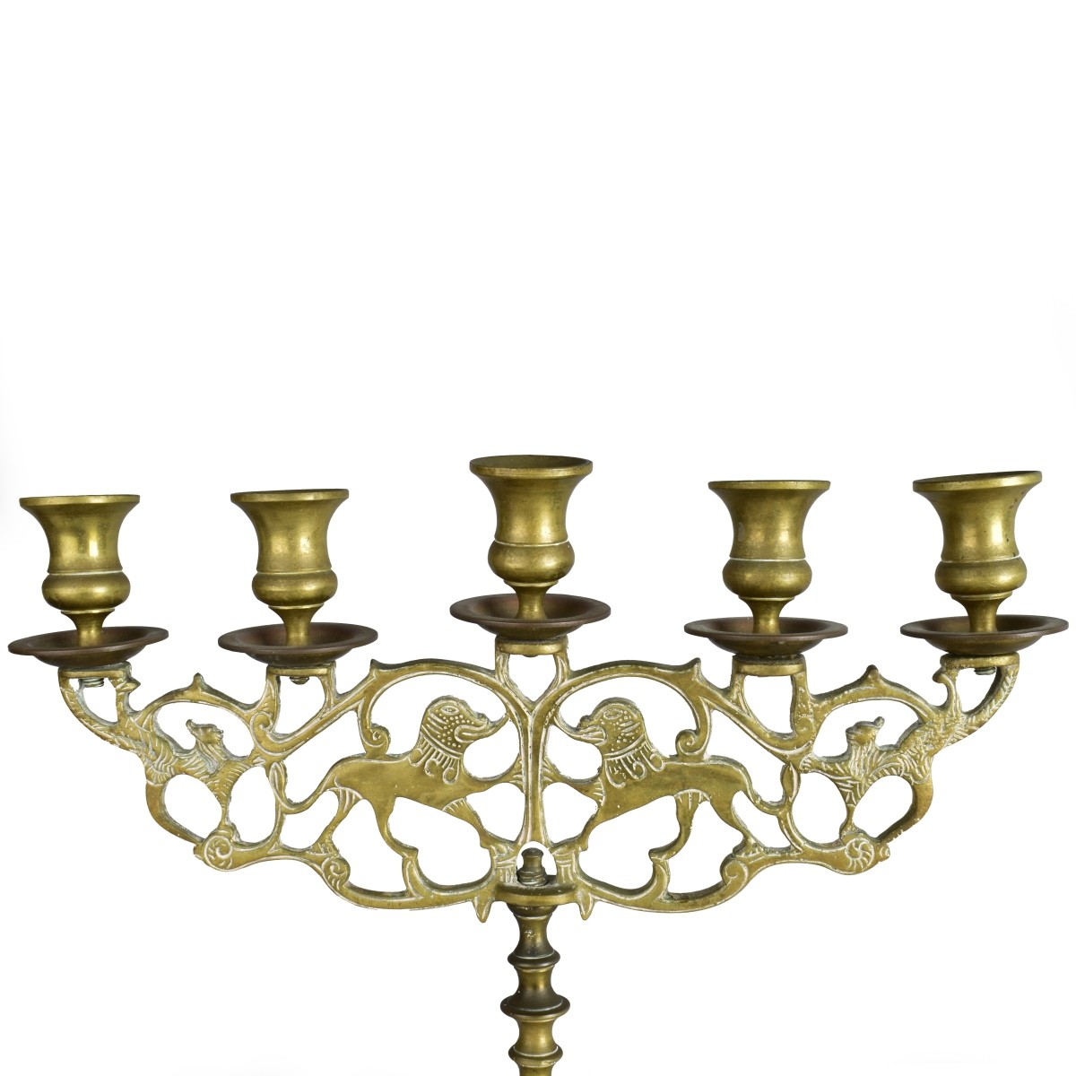 Six Indian Brass Items