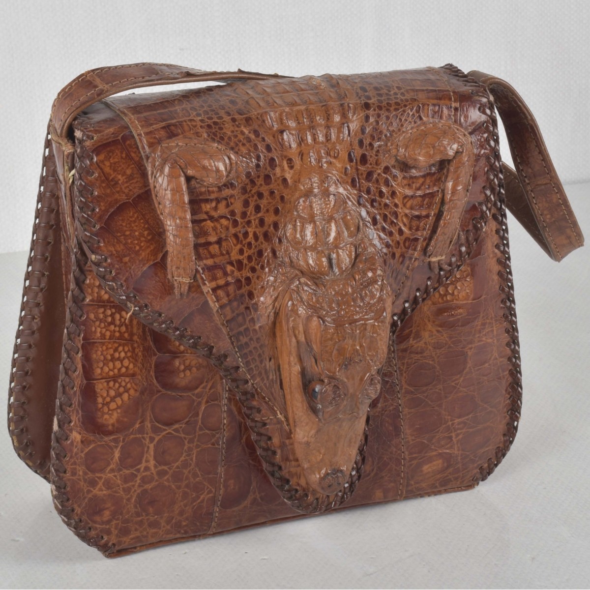 1960's Alligator Handbag