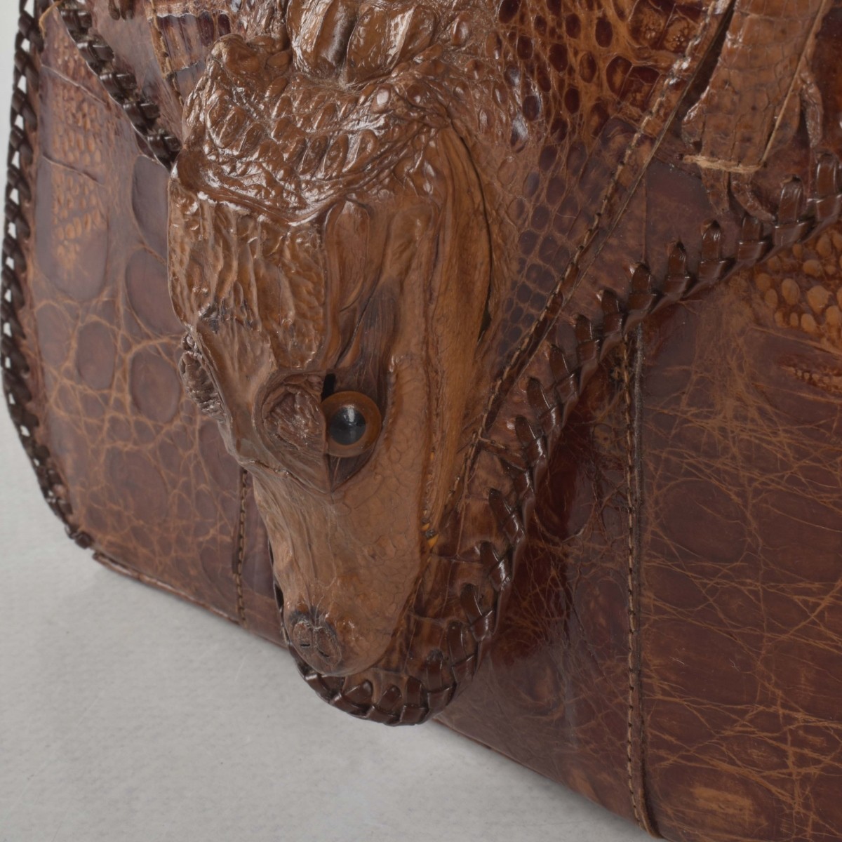 1960's Alligator Handbag