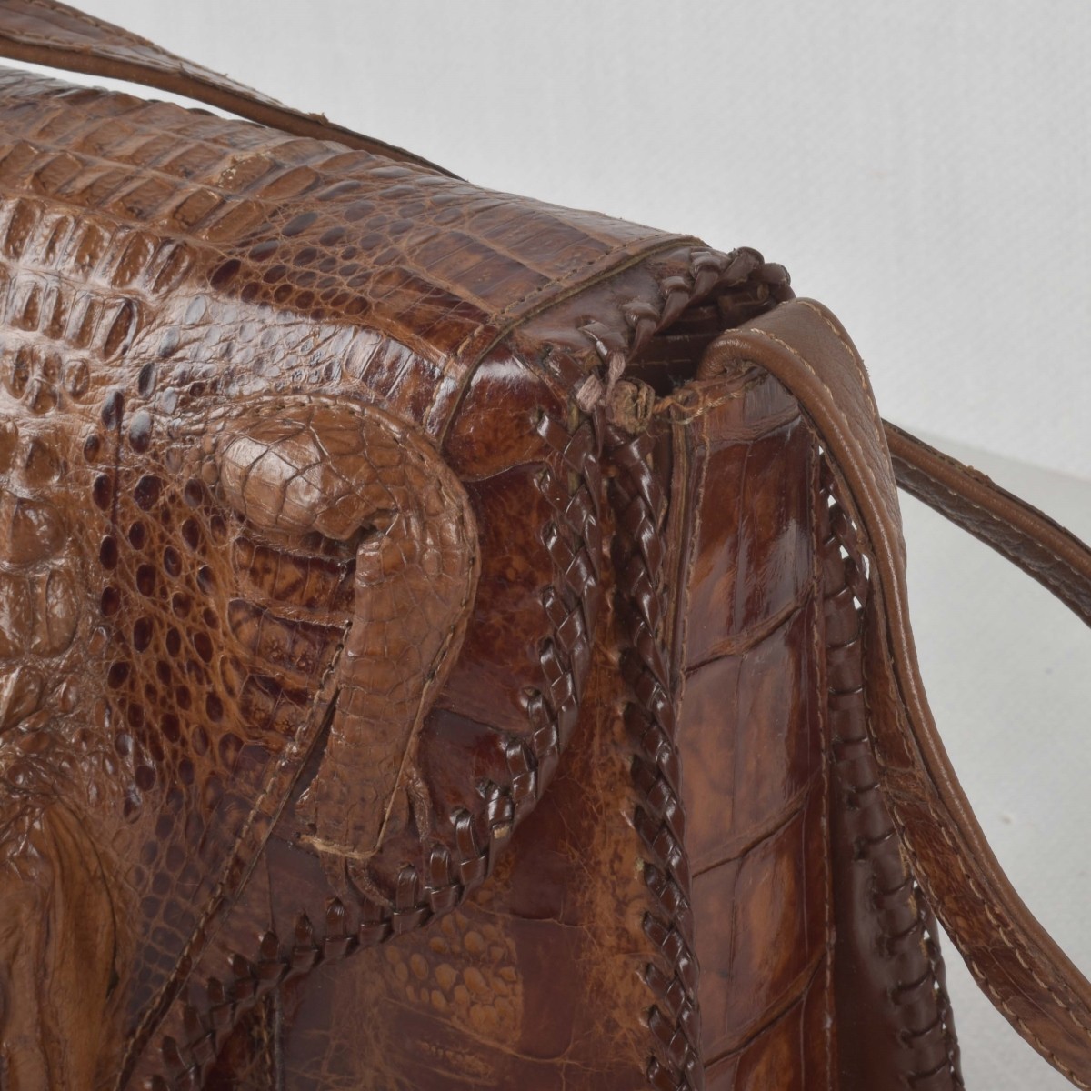 1960's Alligator Handbag