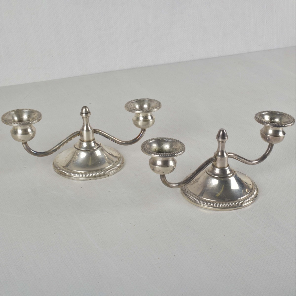 Vintage Sterling Silver Candelabras