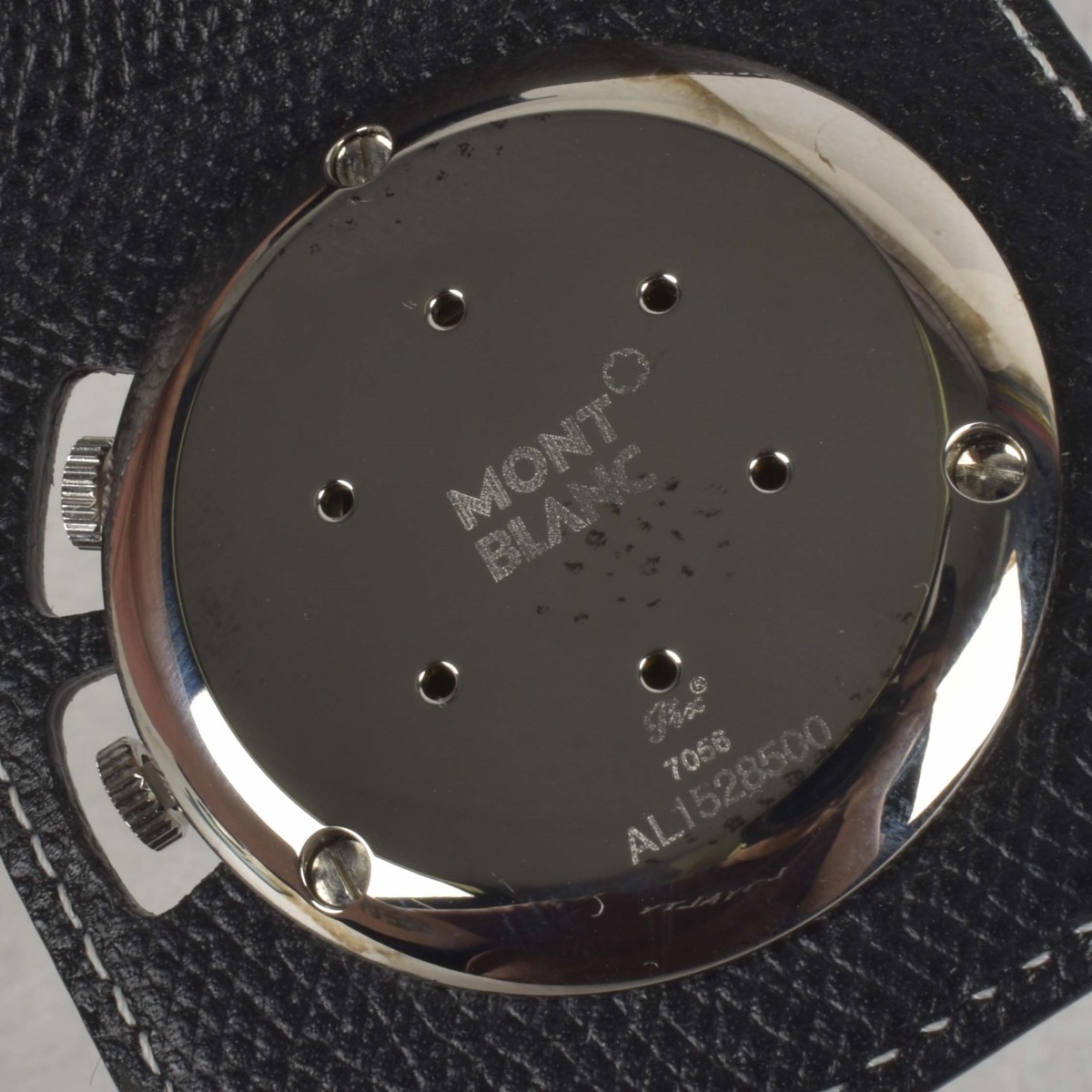 Tiffany Mirror and Montblanc Travel Clock