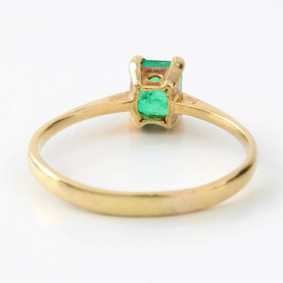 Emerald and 18K Ring