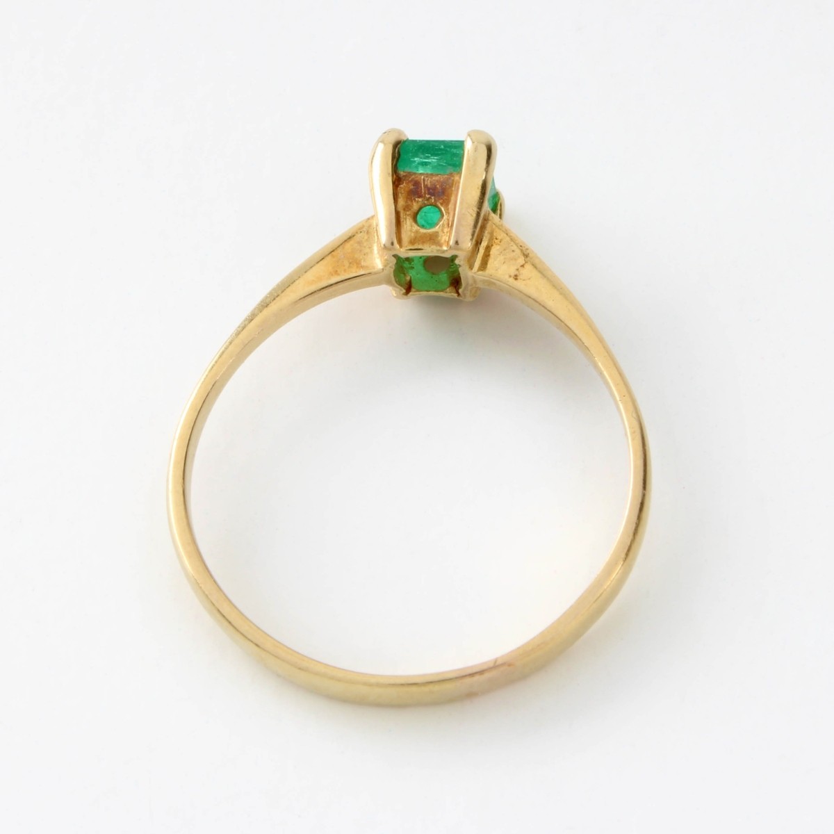 Emerald and 18K Ring