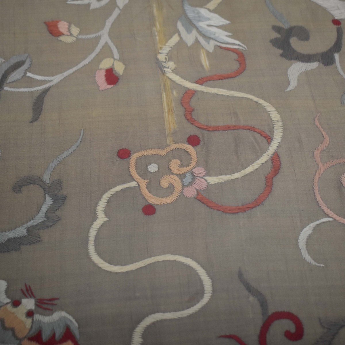 19th Century Chinese Embroidery Textile
