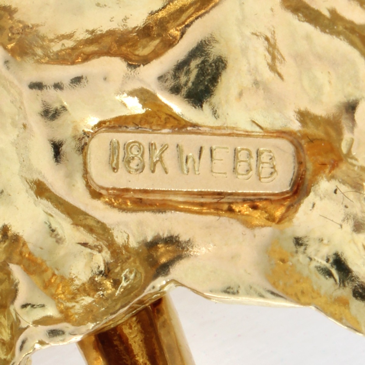 David Webb 18K Belt Buckle