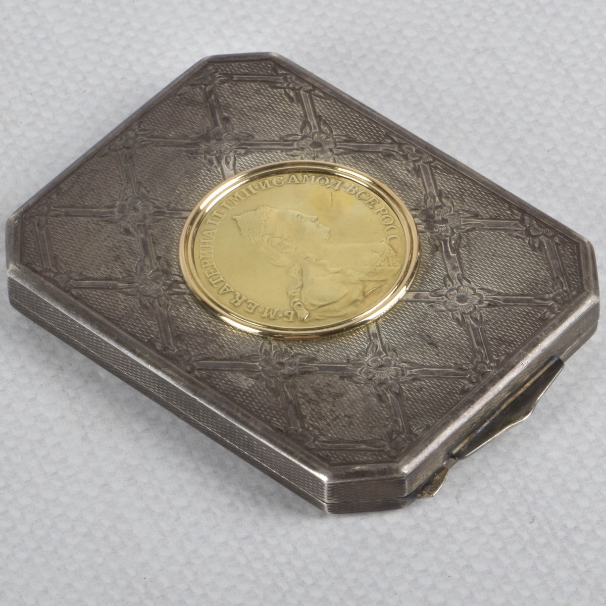 Russian 84 Silver Cigarette Case