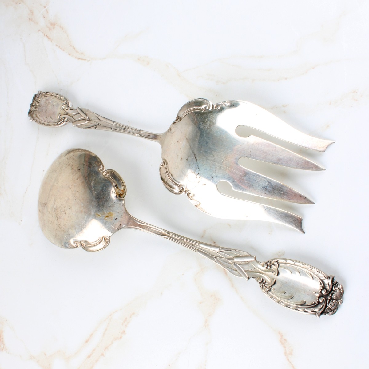 Frank Whiting Sterling Silver Salad Set