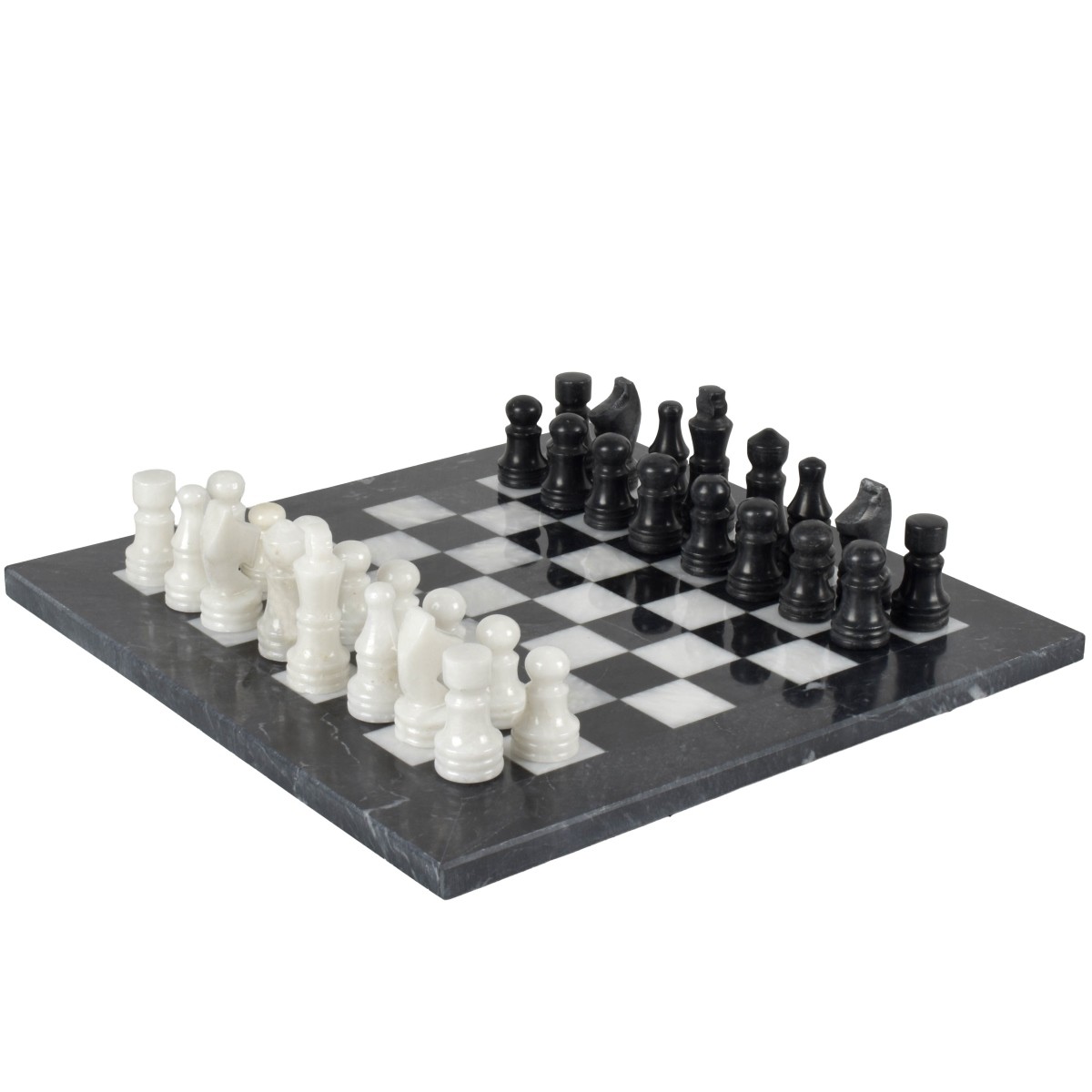 Black and White Onyx Chess Set