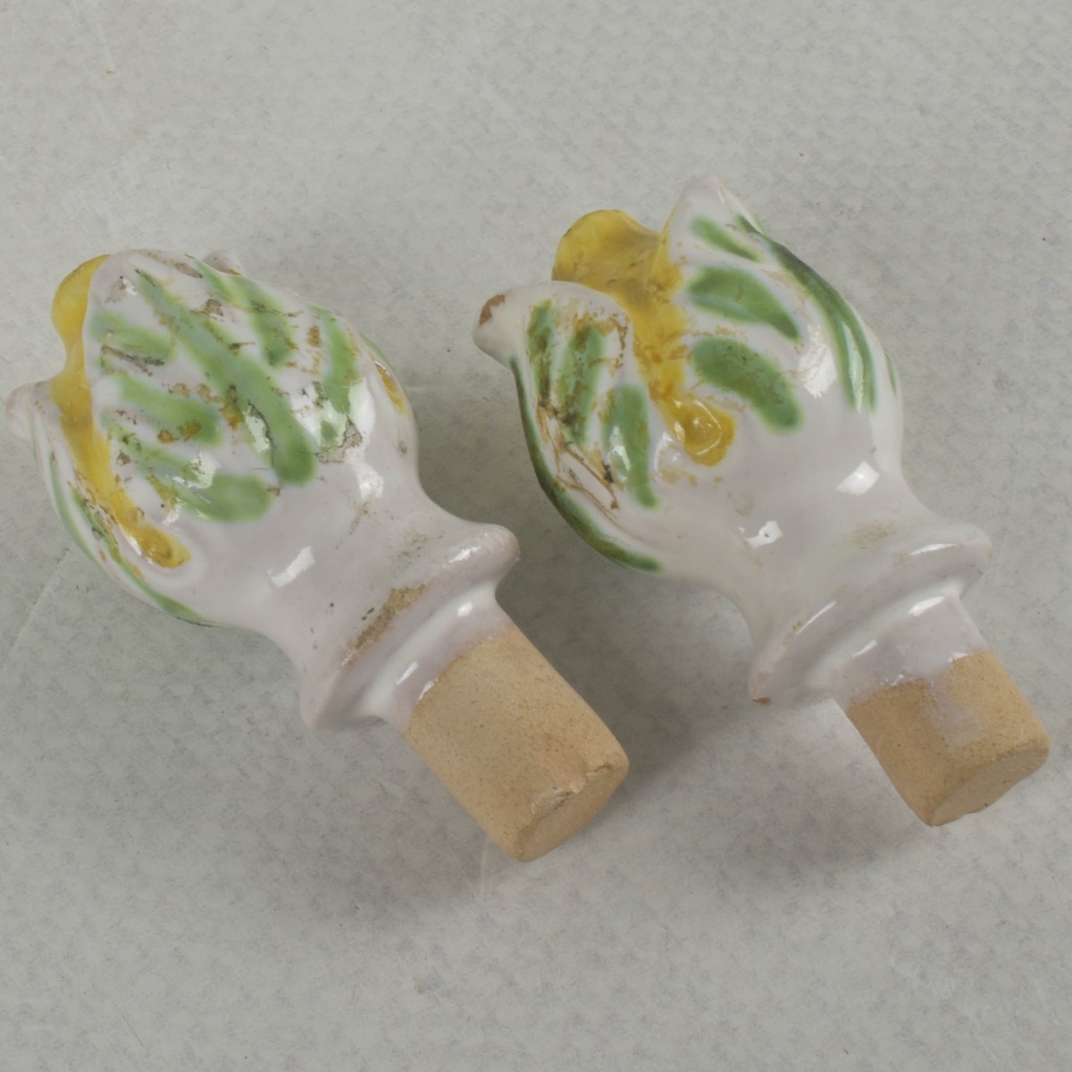Faience Galloping Horse Obelisks