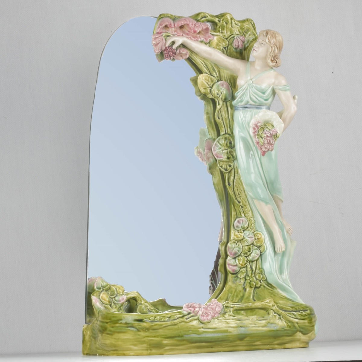 Vintage Art Nouveau Style Mirror