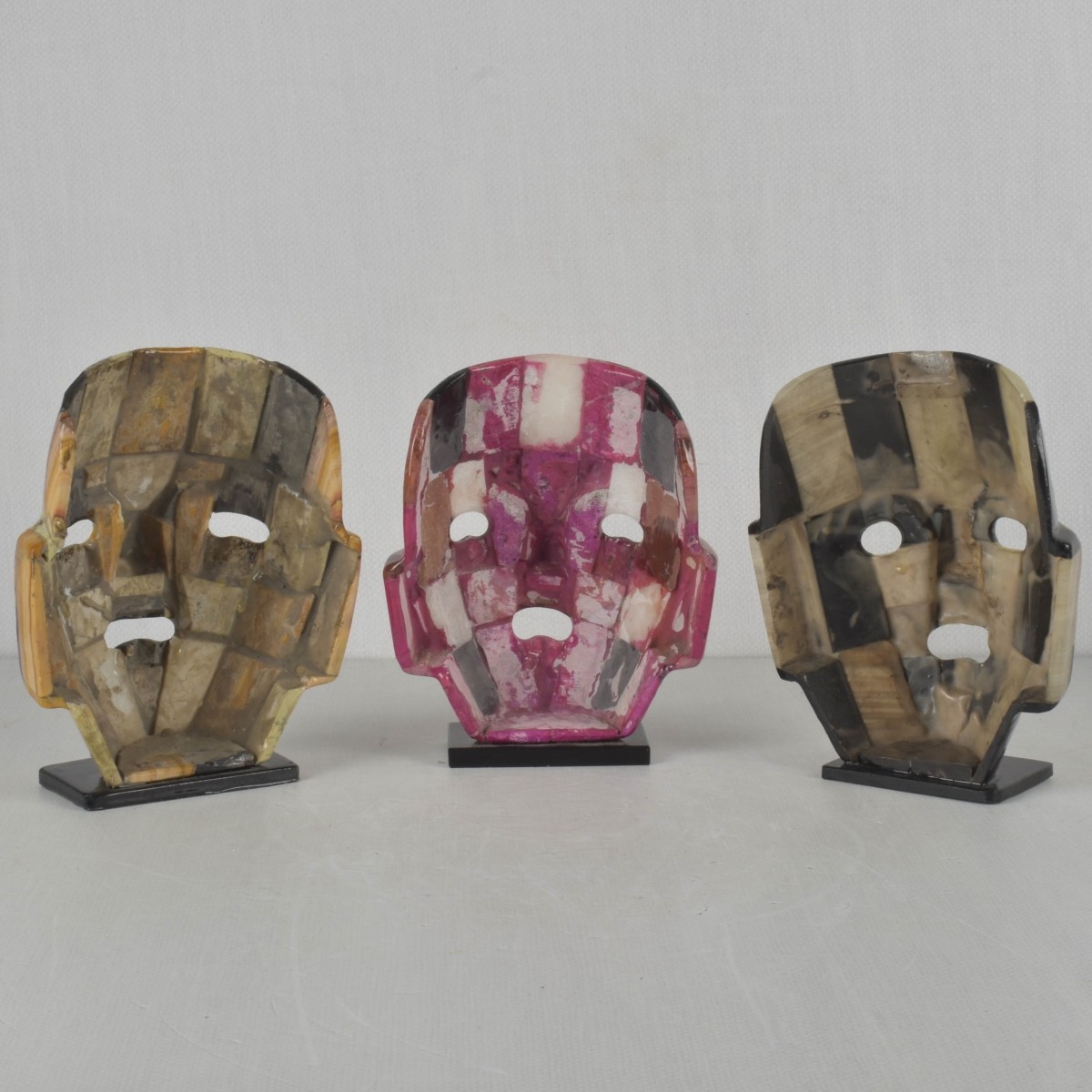 Mayan Aztec Burial-Death Masks