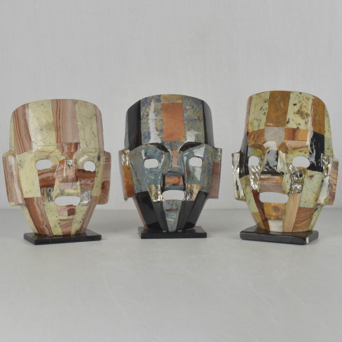 Mayan Aztec Burial-Death Masks