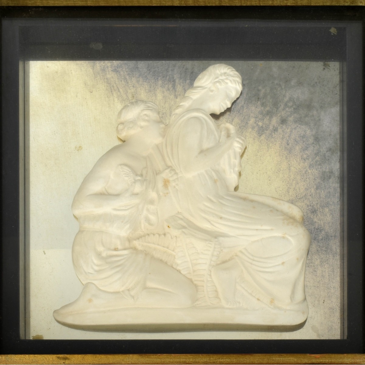 Framed High Relief Grecian Plaques