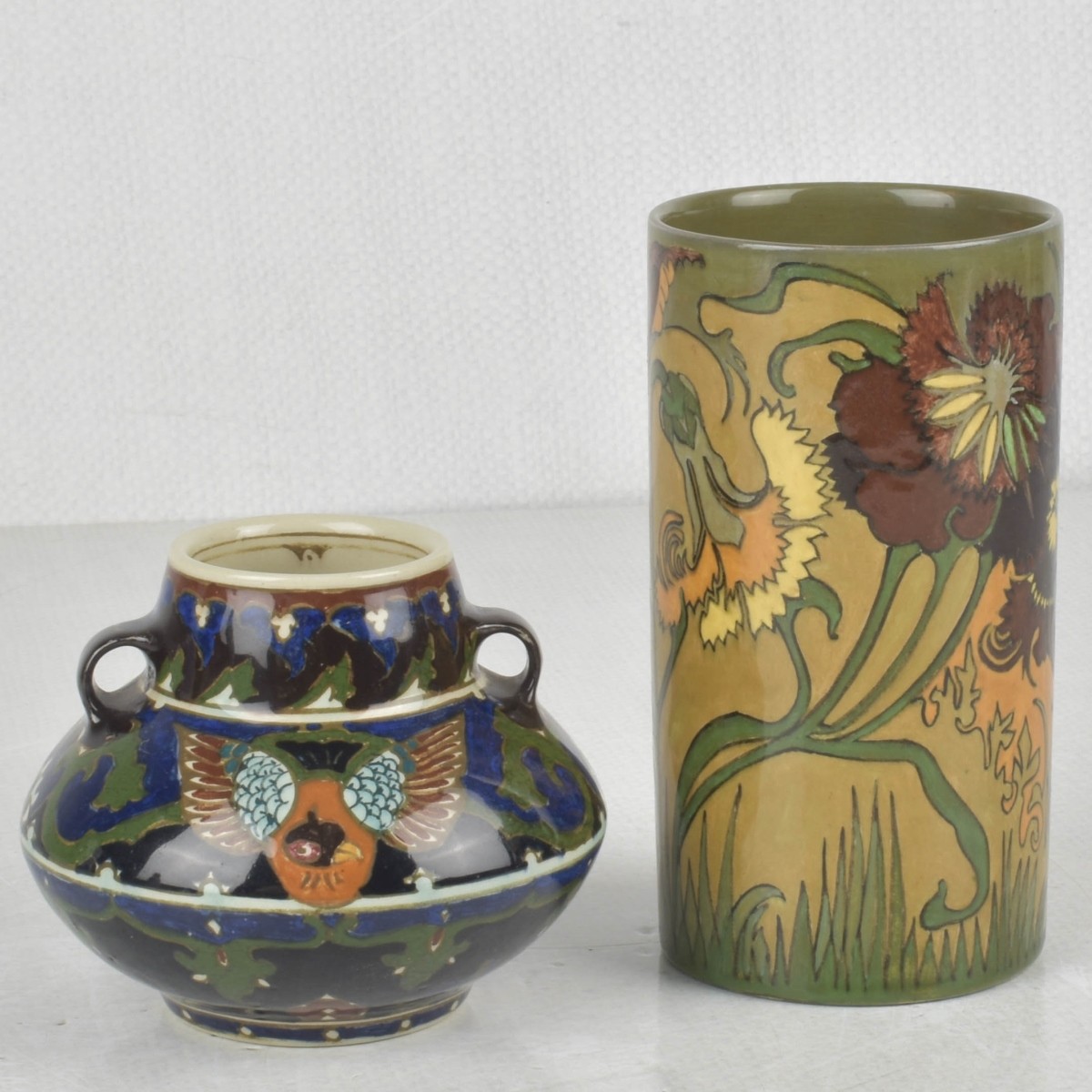 Art Nouveau Rozenburg den Haag Vases