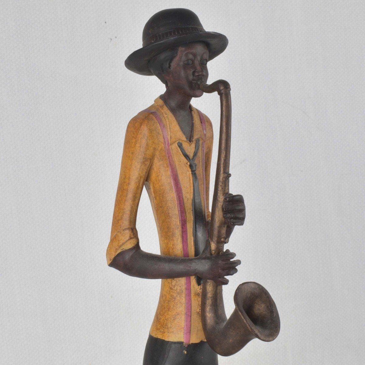 Collection of Painted Carved Figures