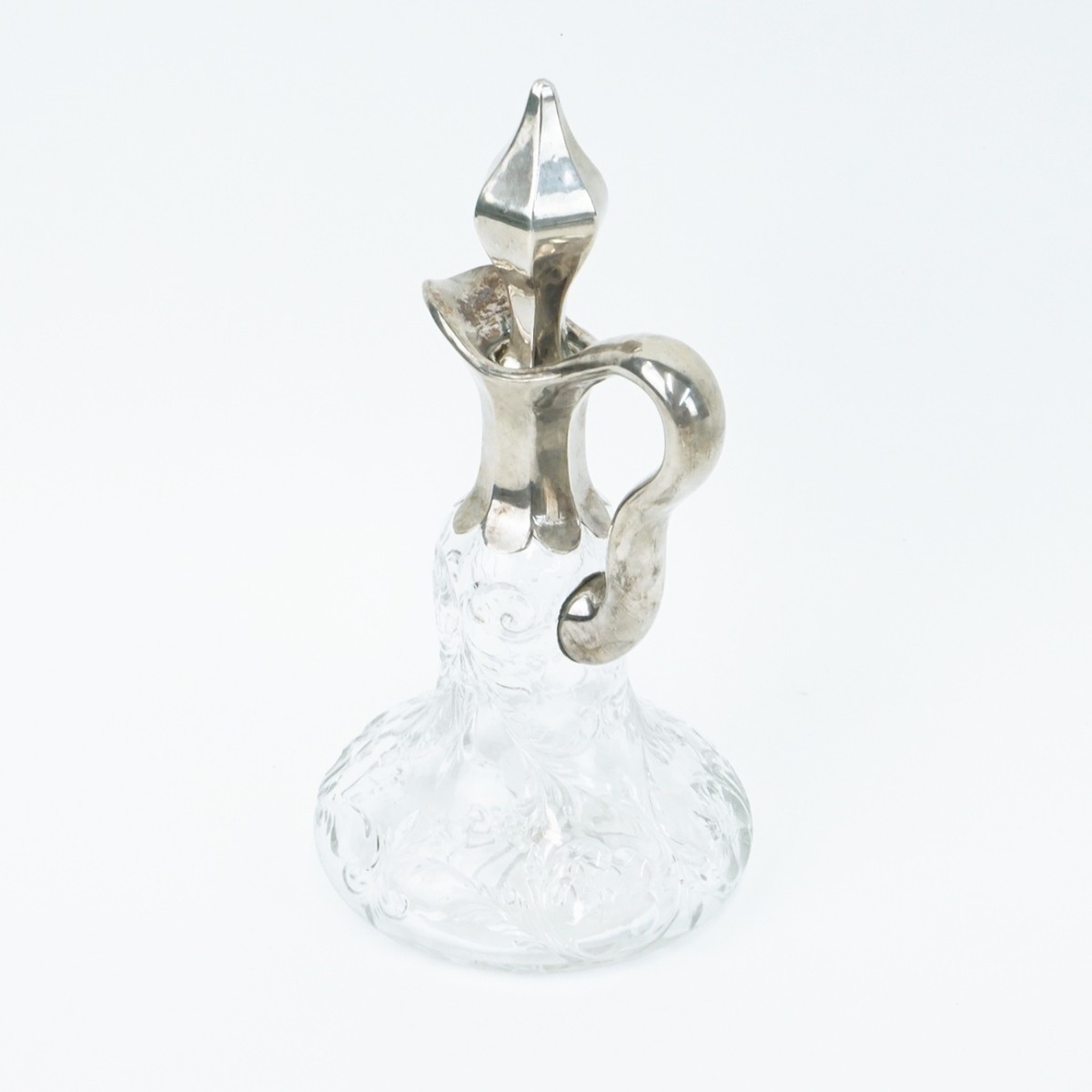 Silver Mounted Cruet and Ewer