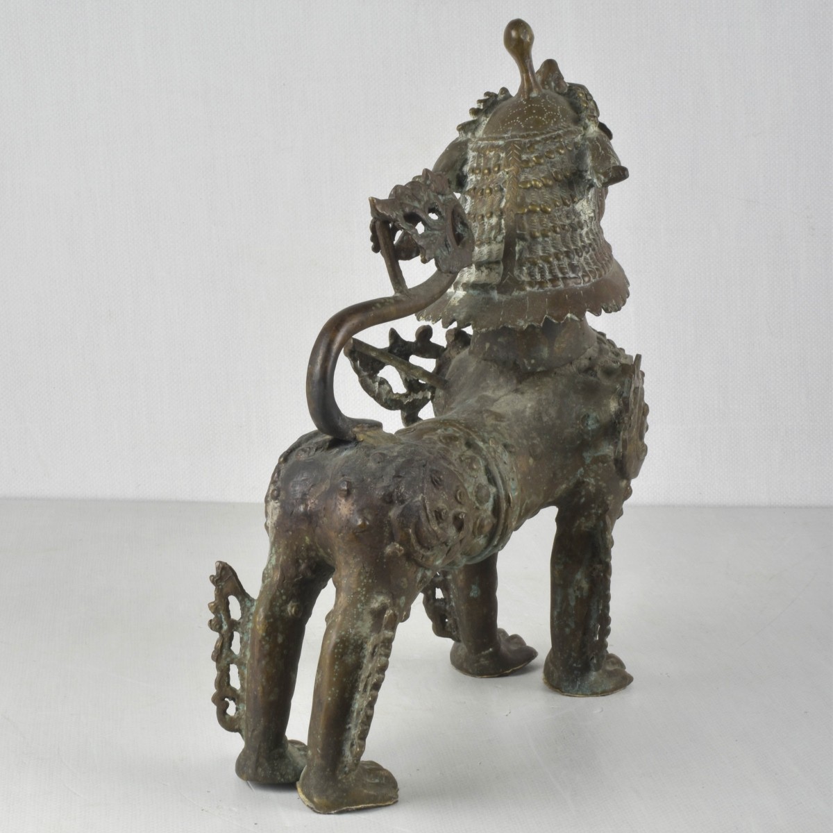 Chinese Bronze Guardian Lion