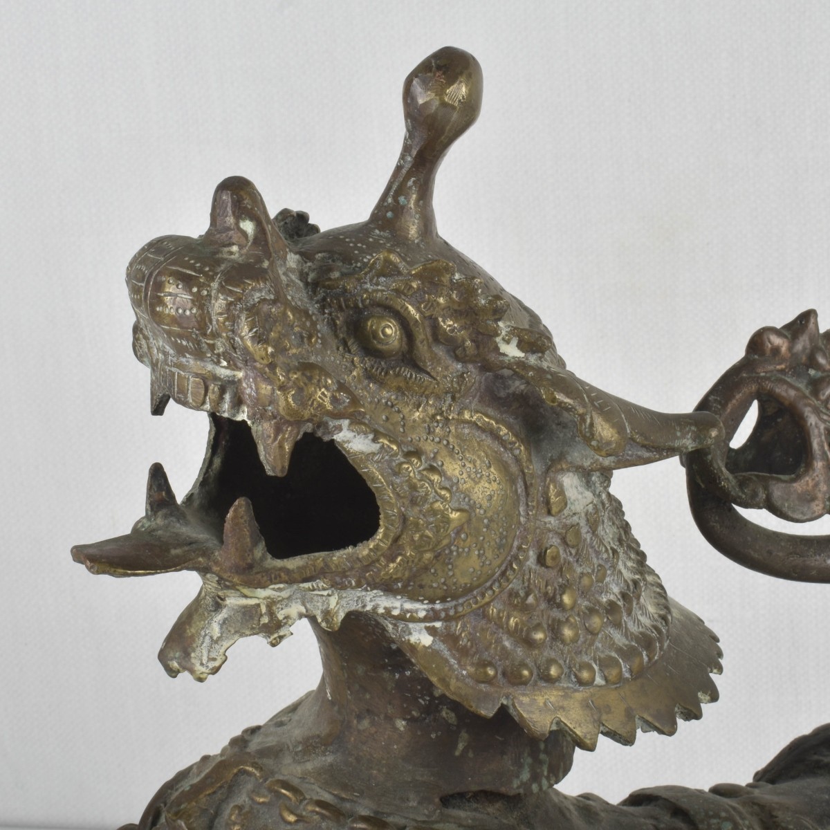 Chinese Bronze Guardian Lion