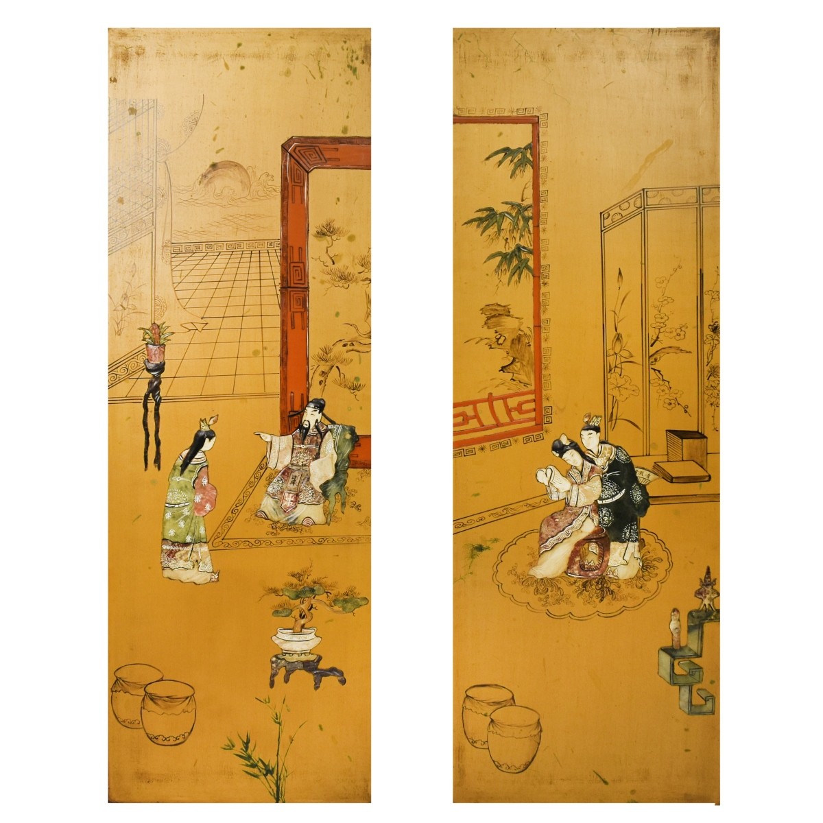 Chinese Soapstone Panels