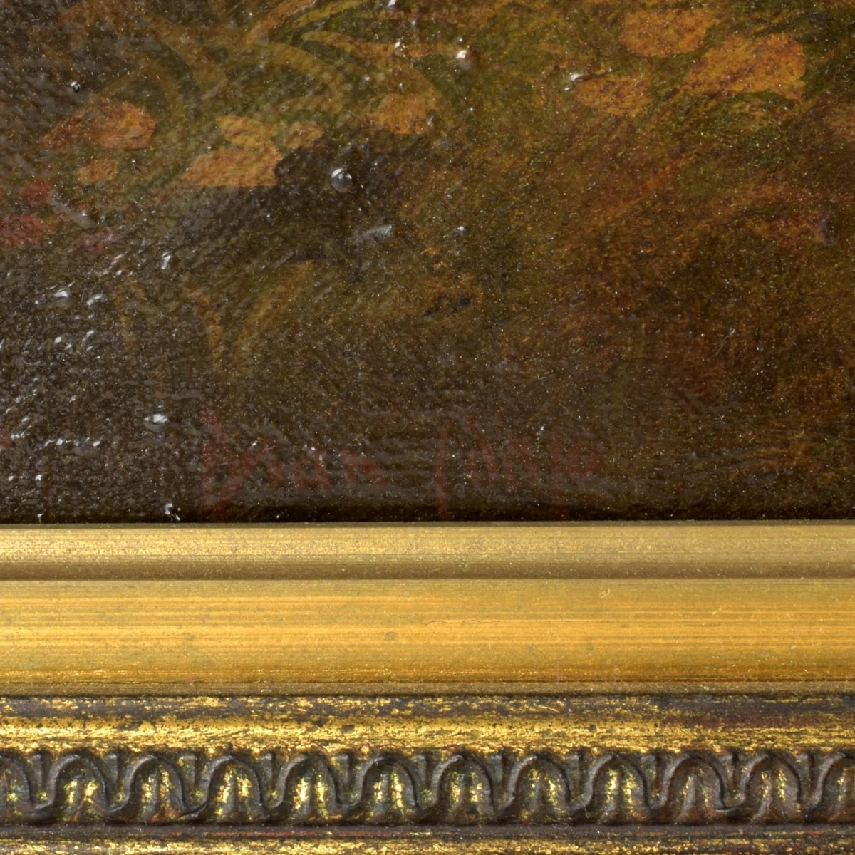 Oil On Canvas Dutch Landscape