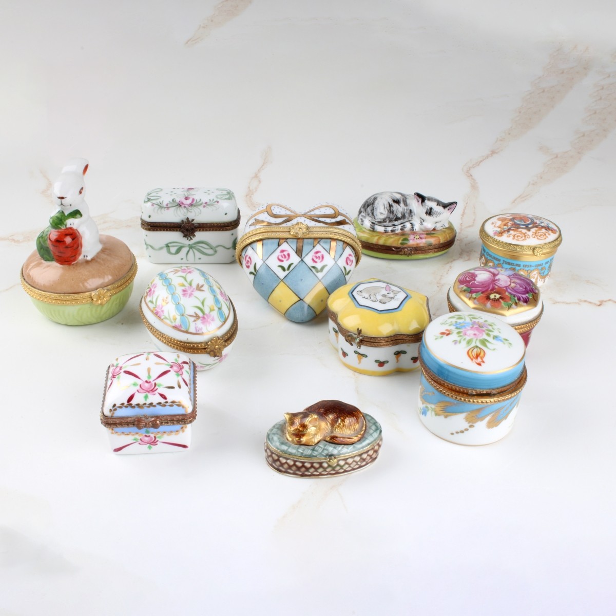 Porcelain Trinket Boxes