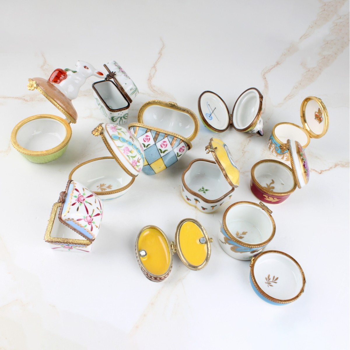 Porcelain Trinket Boxes