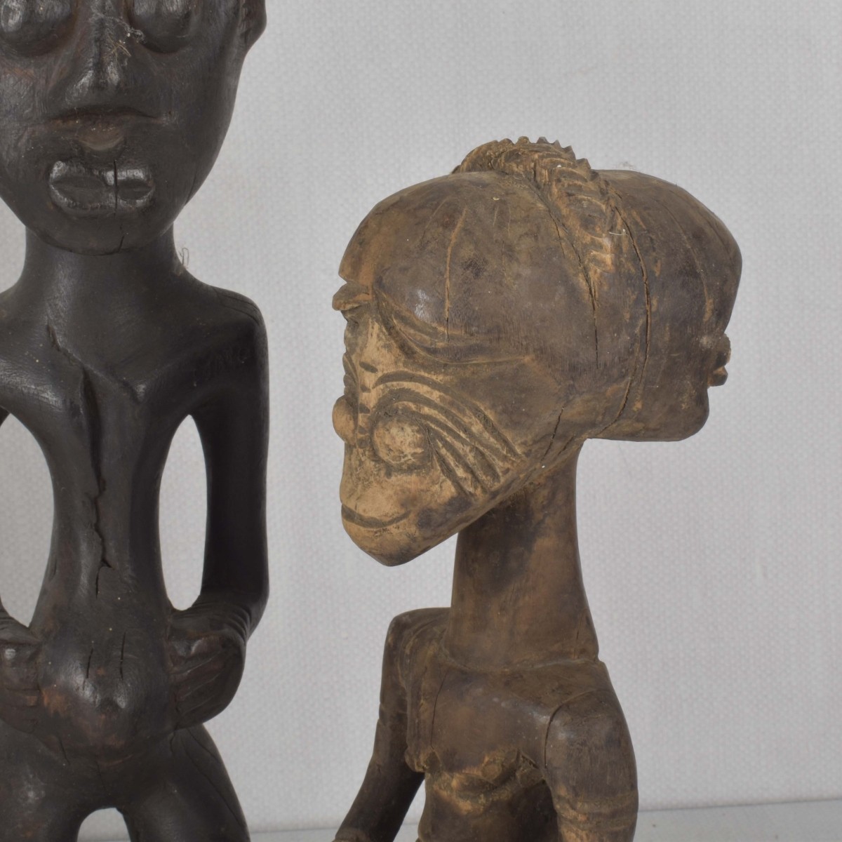Antique African Tribal Art Wood Sculptures