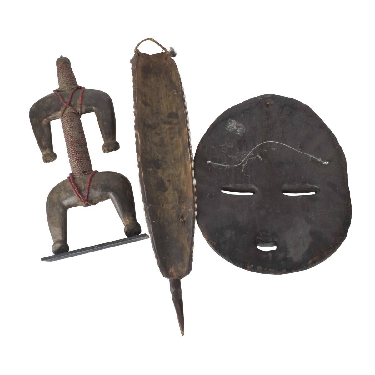 Vintage African Tribal Art Wood Sculptures