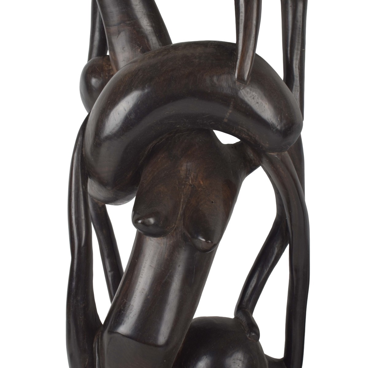 Vintage African Tribal Art Wood Sculptures