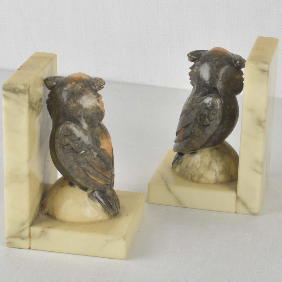 Vintage Pair of Italian Owl Bookends