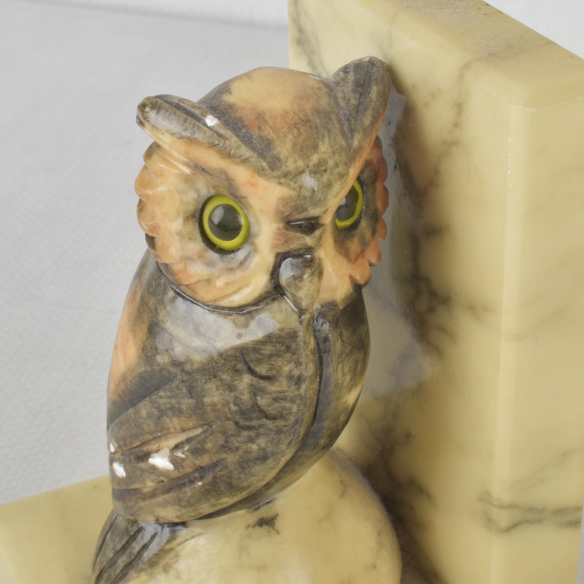 Vintage Pair of Italian Owl Bookends