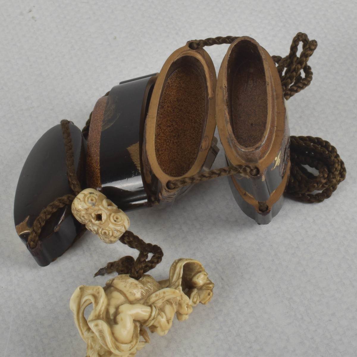 Japanese Edo Inro and Netsuke