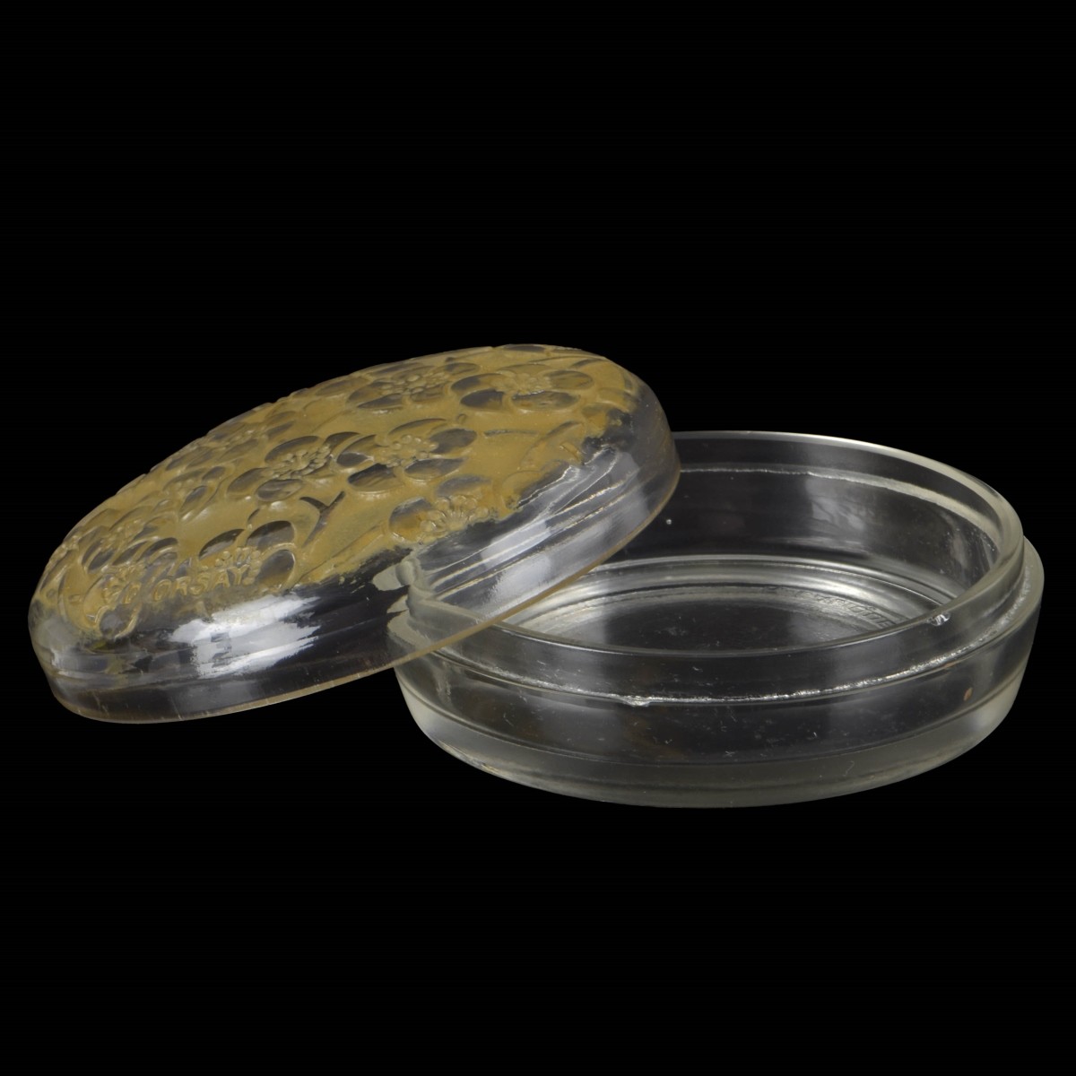 Rene Lalique "Le Lys" Powder Box