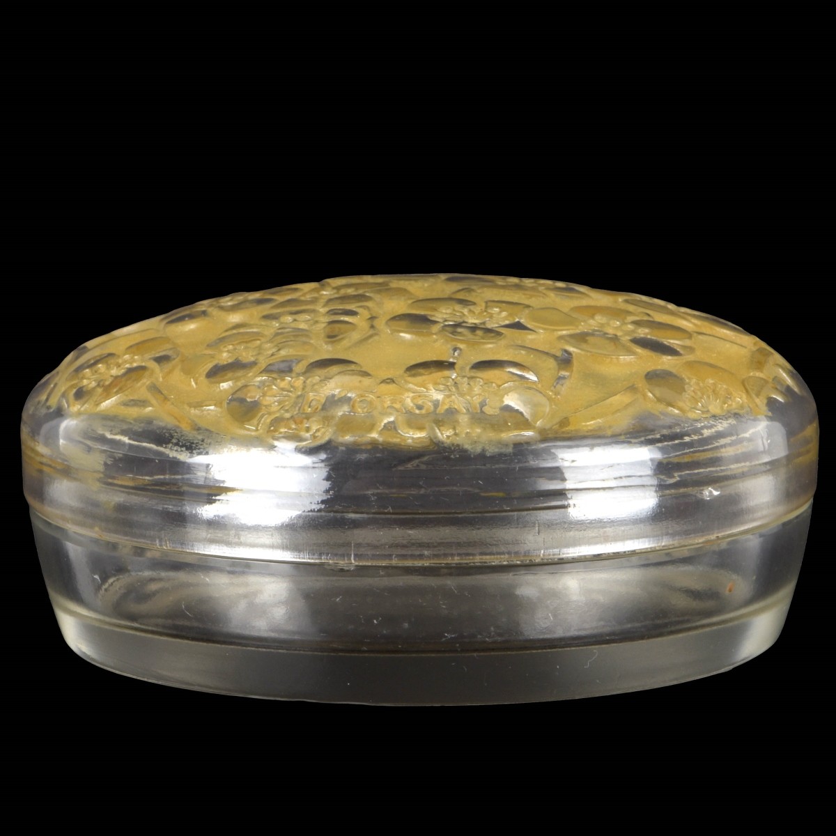 Rene Lalique "Le Lys" Powder Box