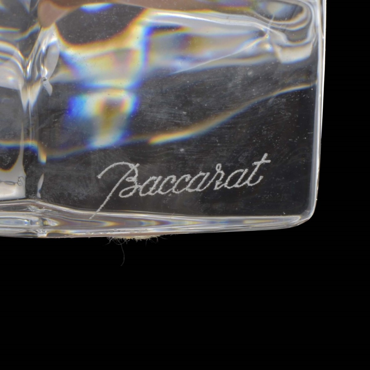 Baccarat Crystal Bull Figurine