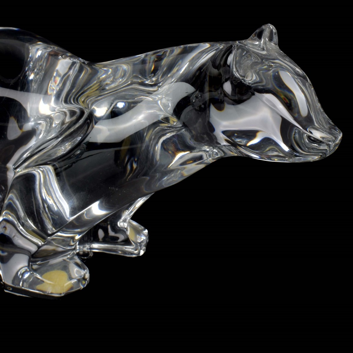 Baccarat Crystal Polar Bear Figurine