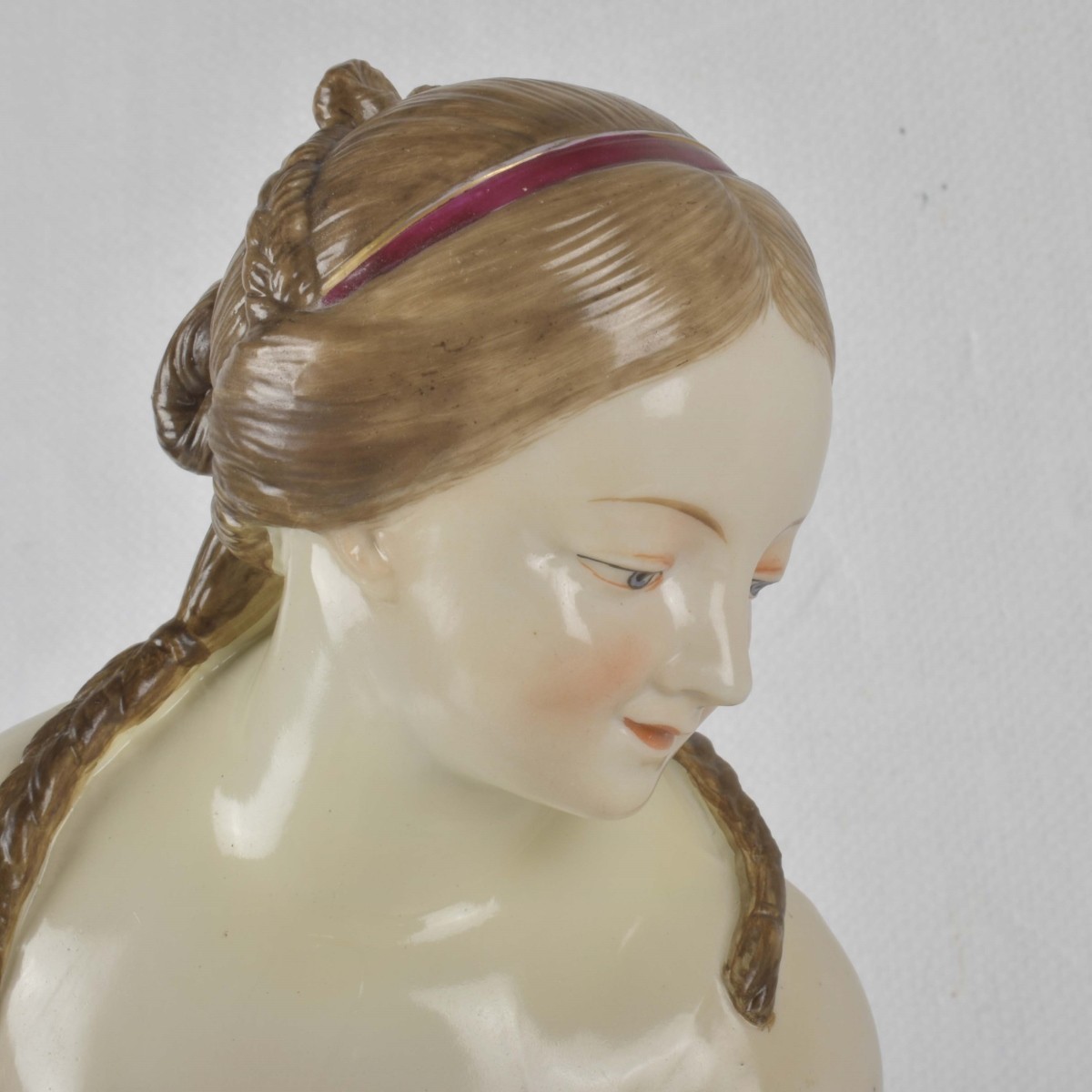 Capodimonte Sculpture of a Bathing Beauty