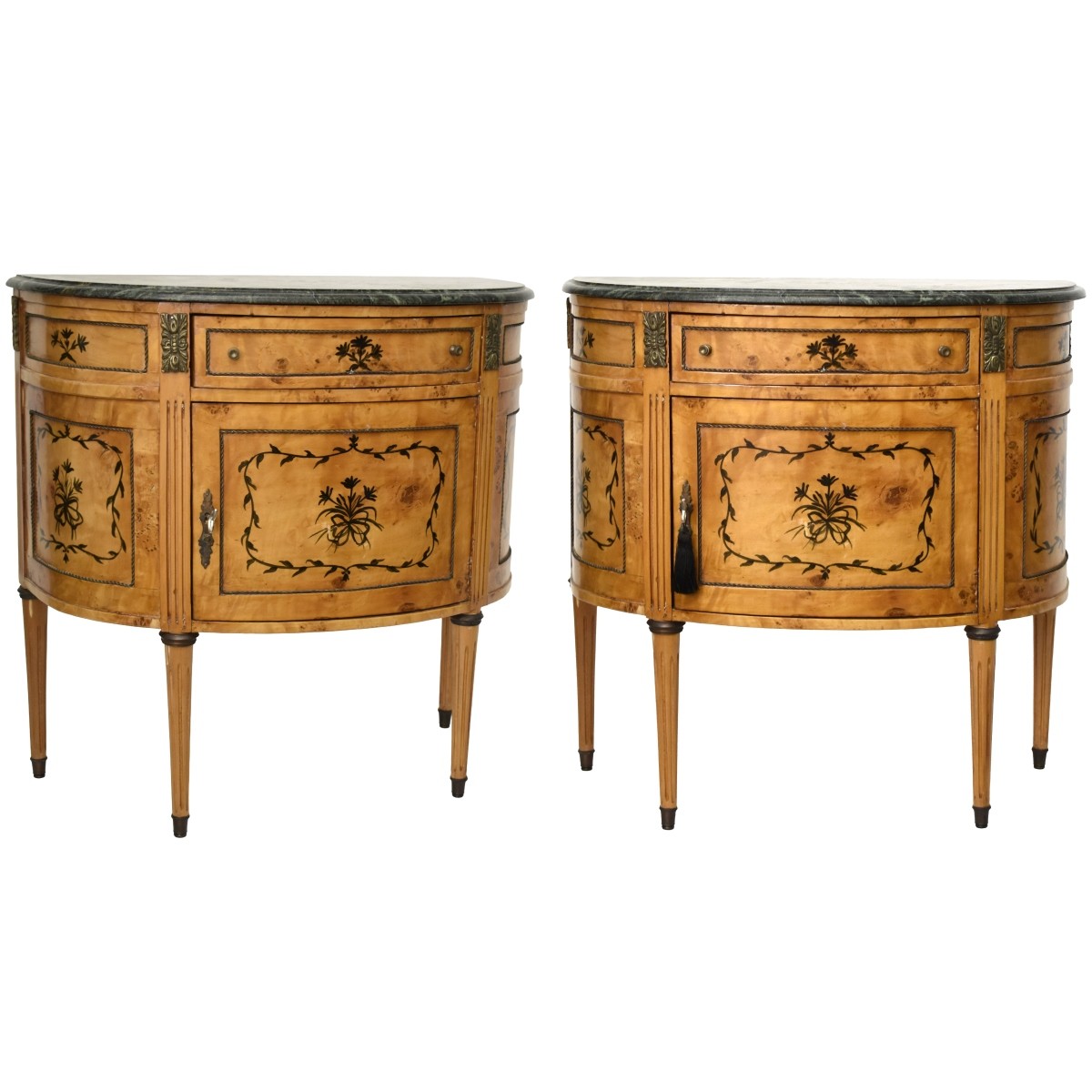 Demilune Commodes / Nightstands
