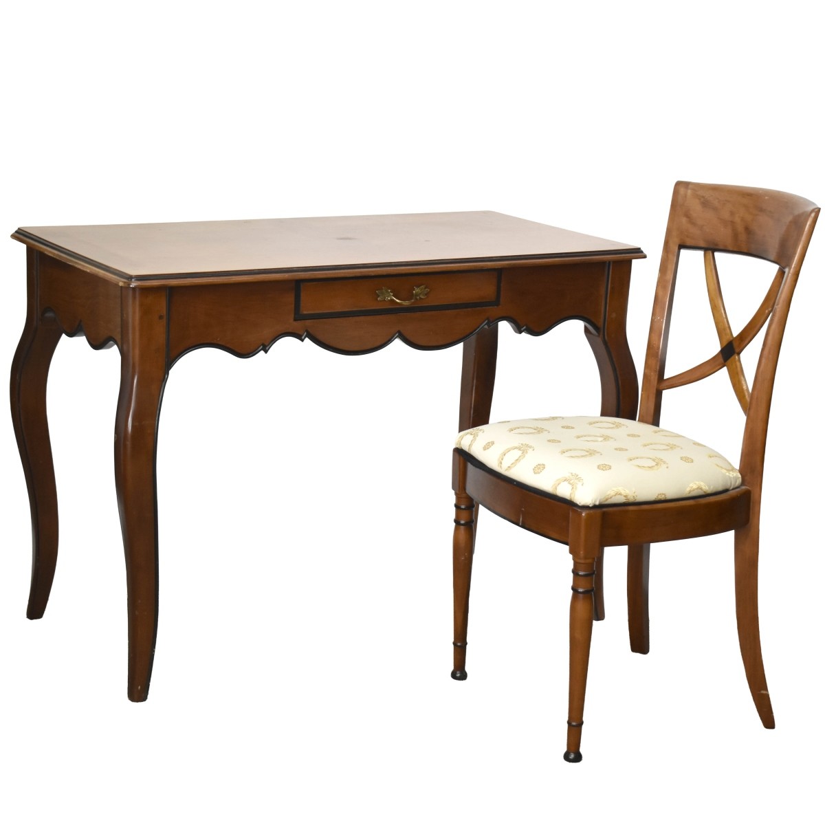 Louis XV style Desk with Chair