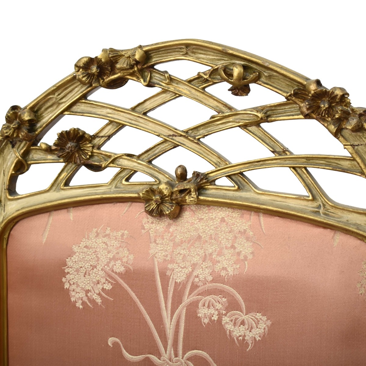 Art Nouveau French Giltwood Screen