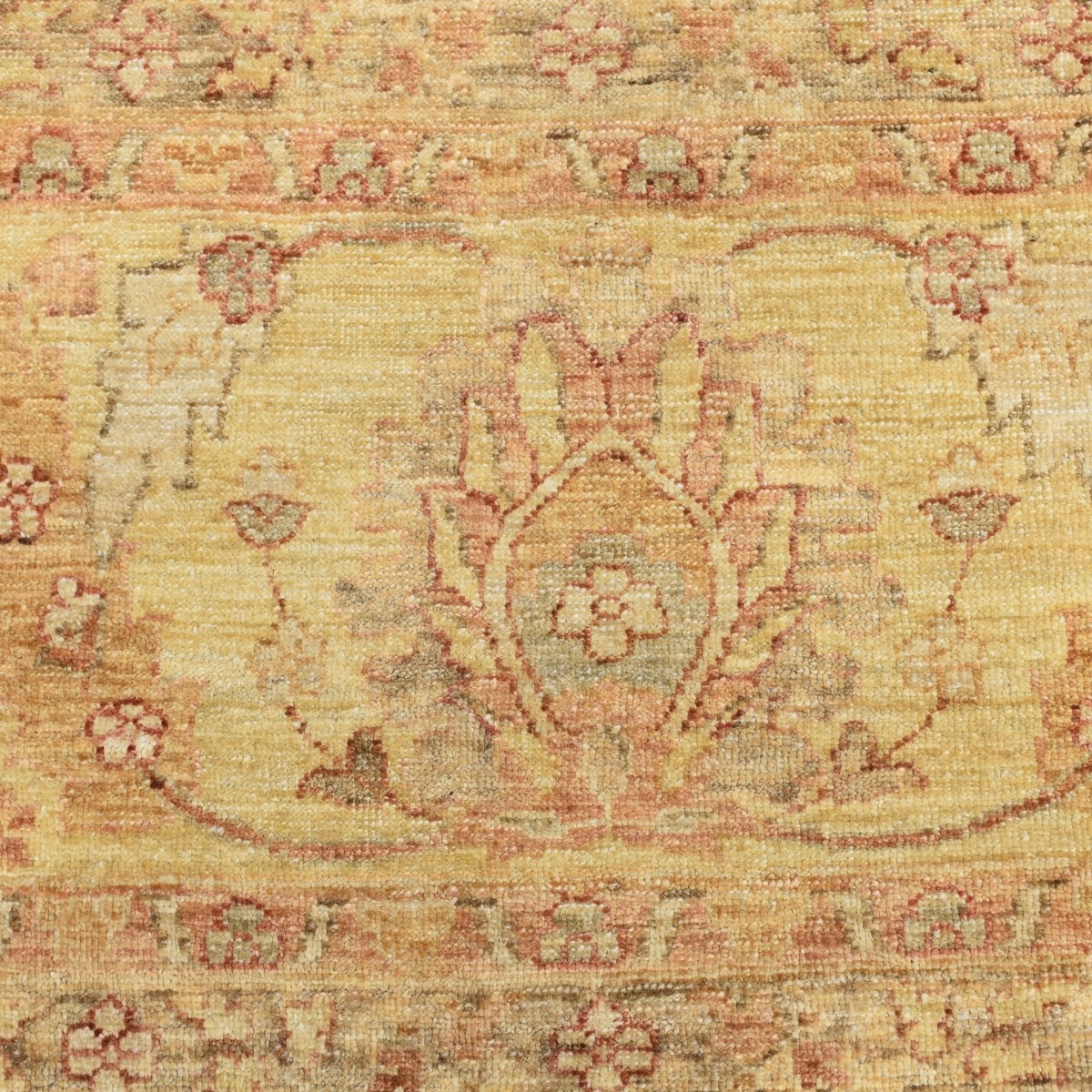 Modern Oushak Wool Carpet