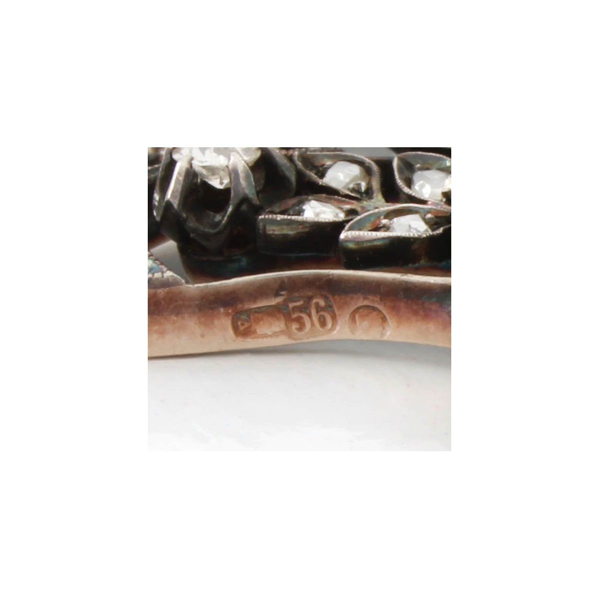 Russian Diamond and 14K Pendant