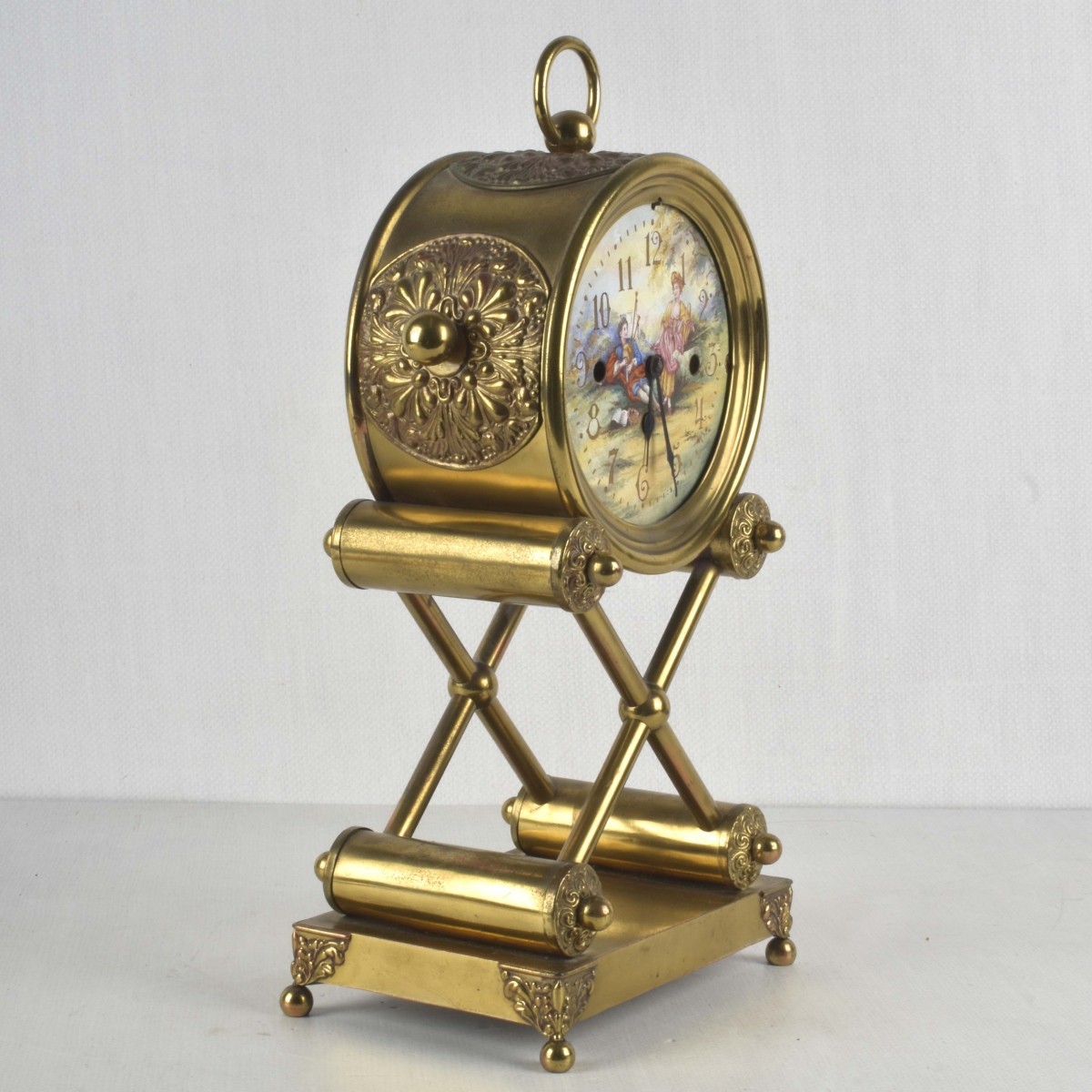 Vintage Brass Mantle Clock