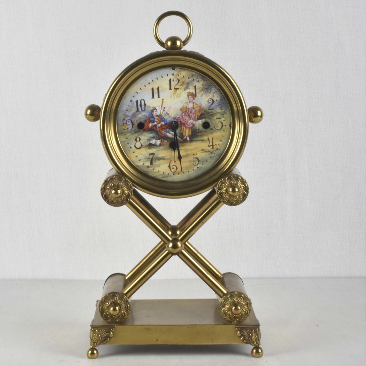 Vintage Brass Mantle Clock