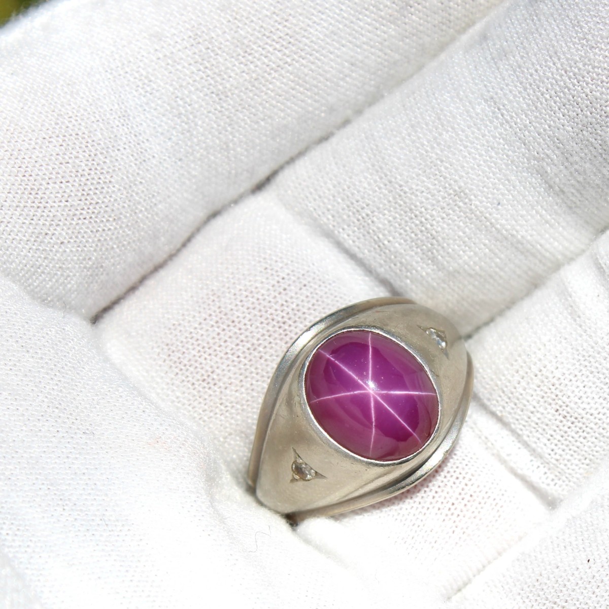 Star Ruby and 14K Ring