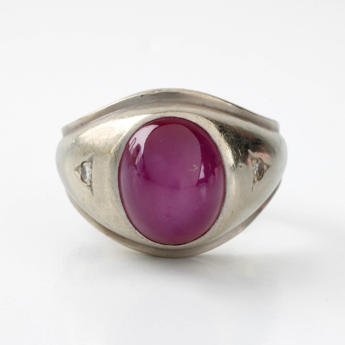 Star Ruby and 14K Ring