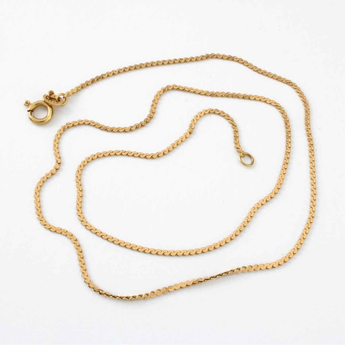 Gold Rings and Necklace