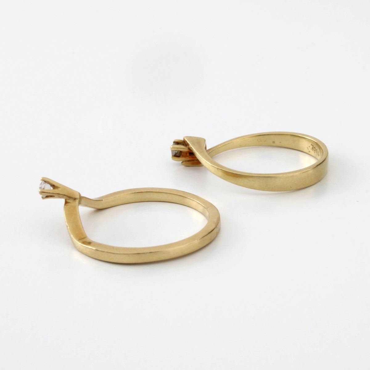 Gold Rings and Necklace